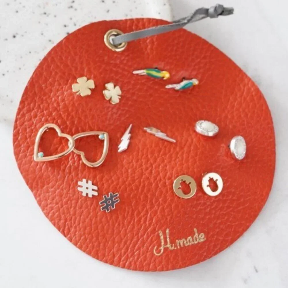 Leather Earring Set of 7